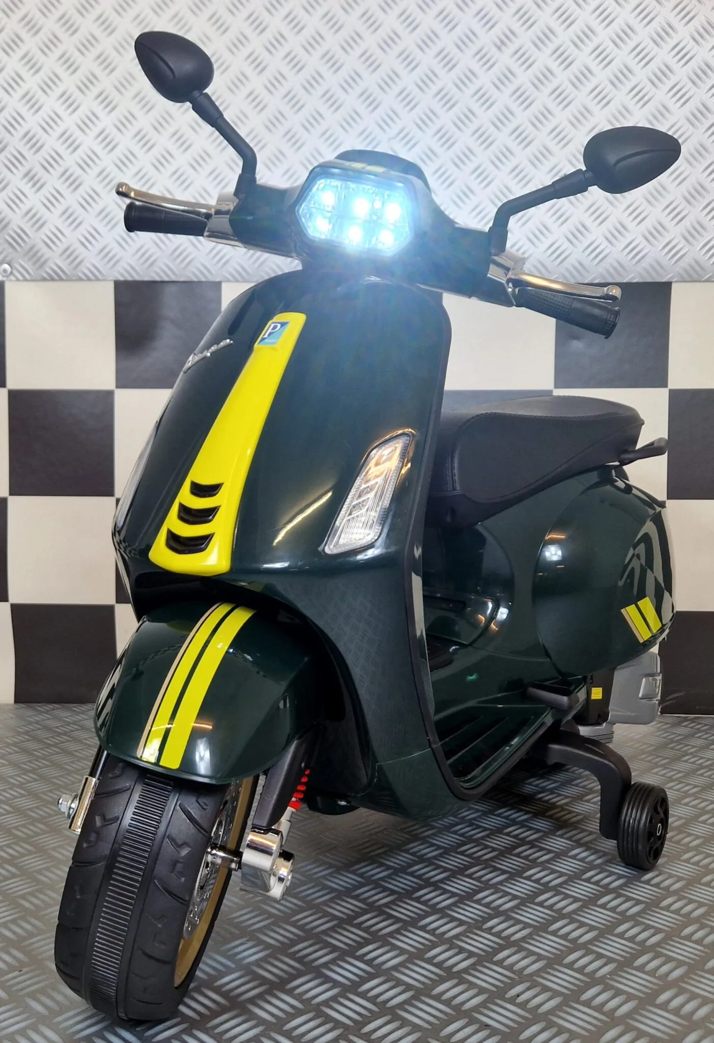 VESPA SPRINT 12 VOLTIOS INFANTIL, VERDE - KI4VESPASPRINT-G